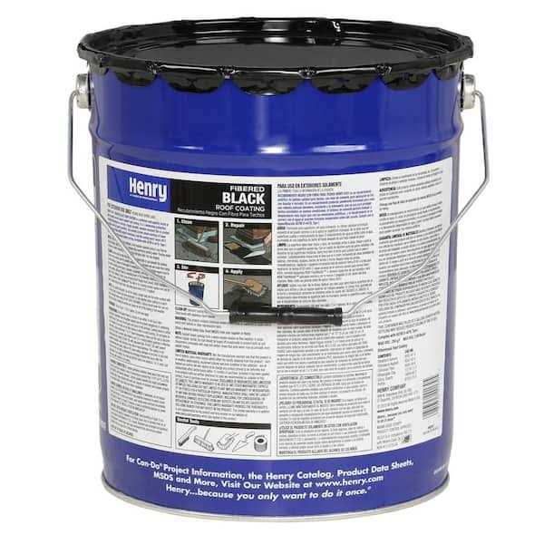Henry 5 gal. Fibered Asphalt Roof Coating - Cheap Fitting
