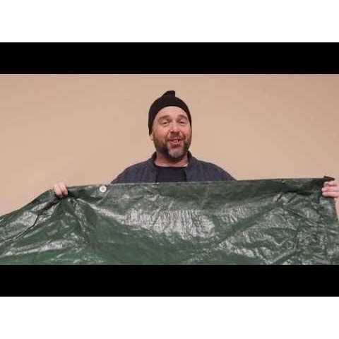 Moose Supply Waterproof Poly Tarp Firewood Cover - Cheap Fitting