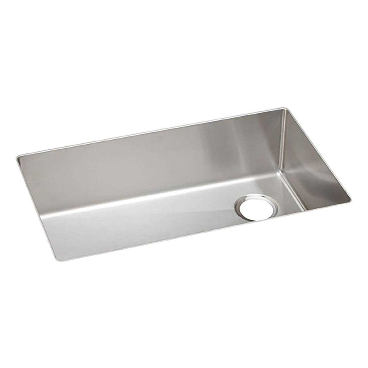 Elkay ECTRU30179RT Crosstown Single Bowl Undermount Stainless Steel Sink - Cheap Fitting