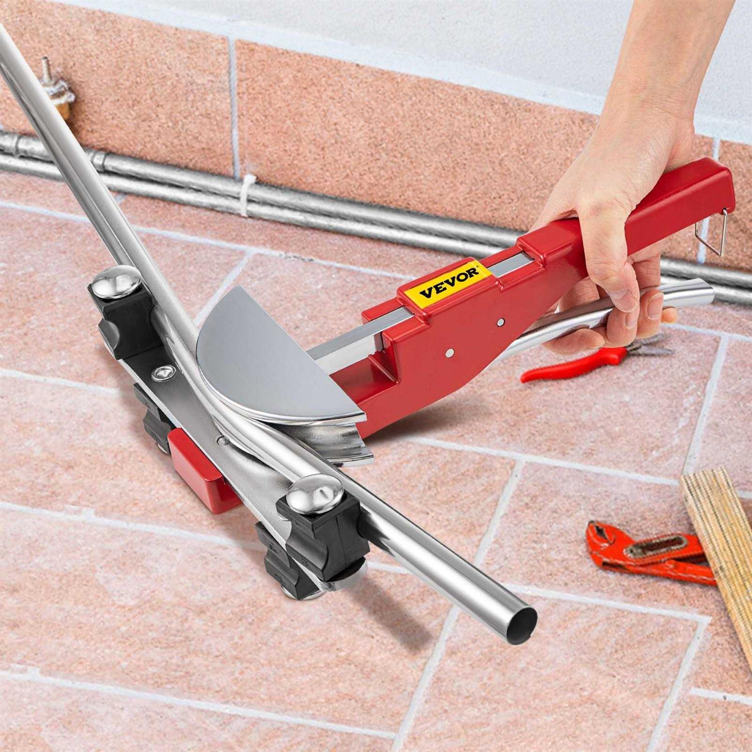 VEVOR Pipe Bender 7 Dies 14-78 Inch Refrigeration Ratcheting Tube Bender Kit - Cheap Fitting