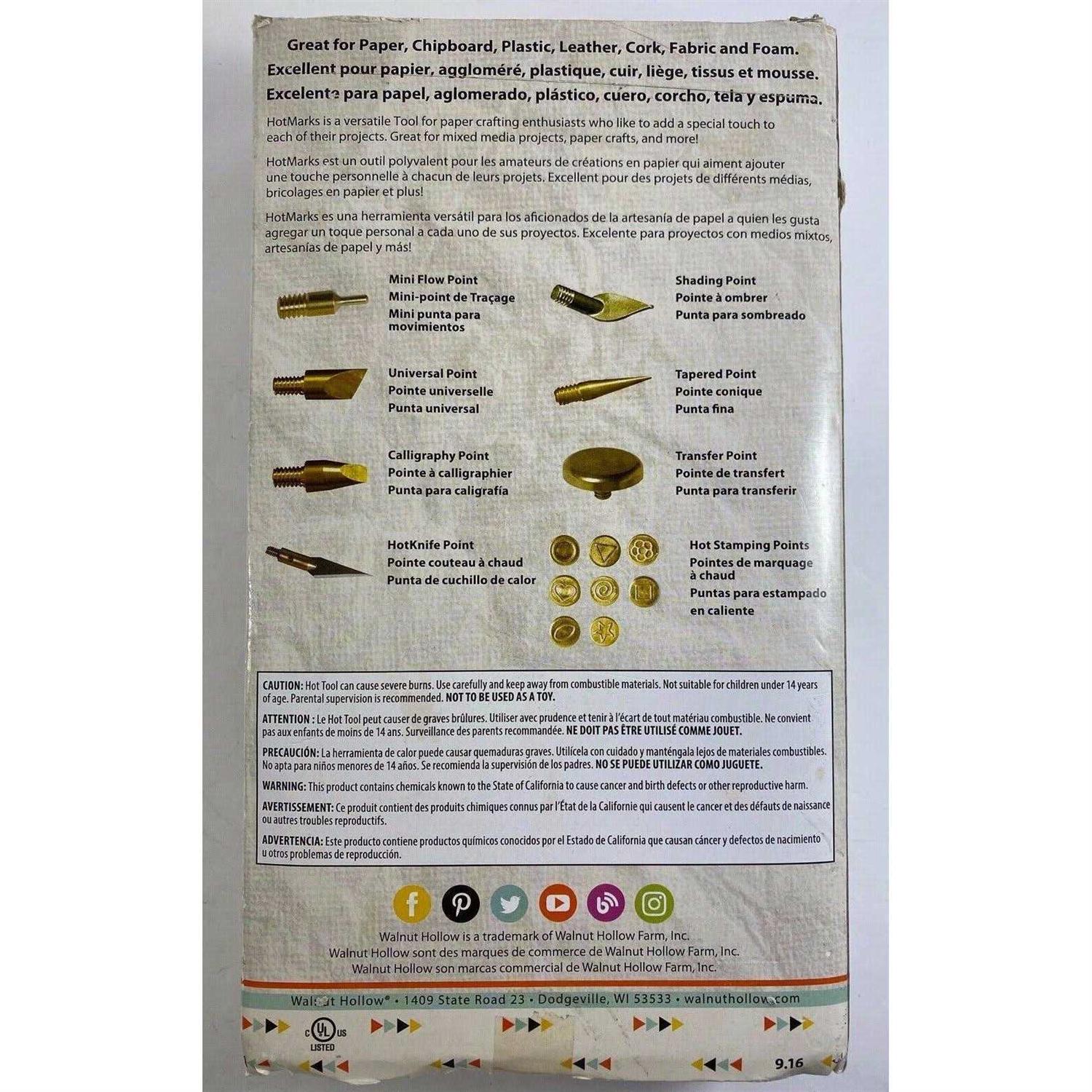 Walnut Hollow Hotmarks Hot Tool - Cheap Fitting