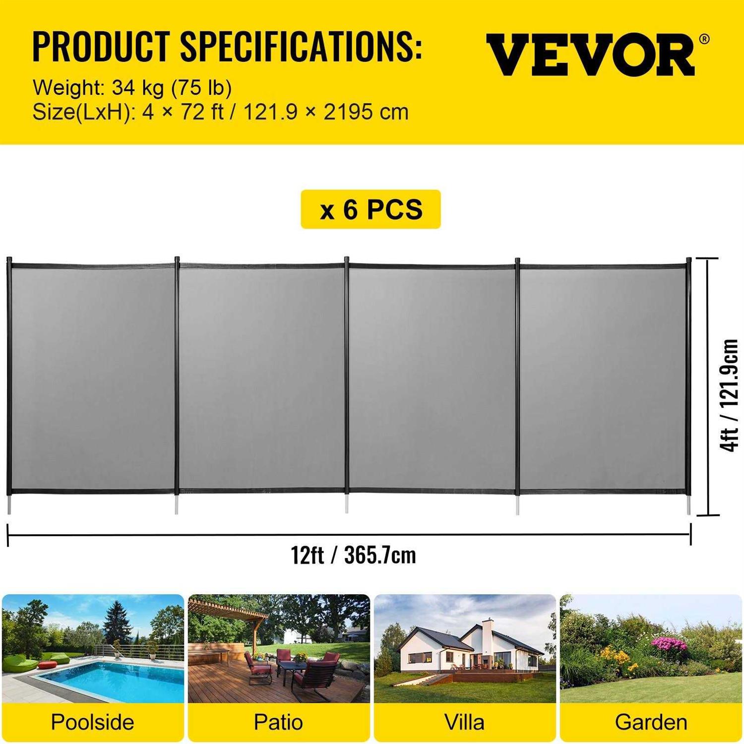 VEVOR Pool Fence Pool Fence for Inground Pools - Cheap Fitting