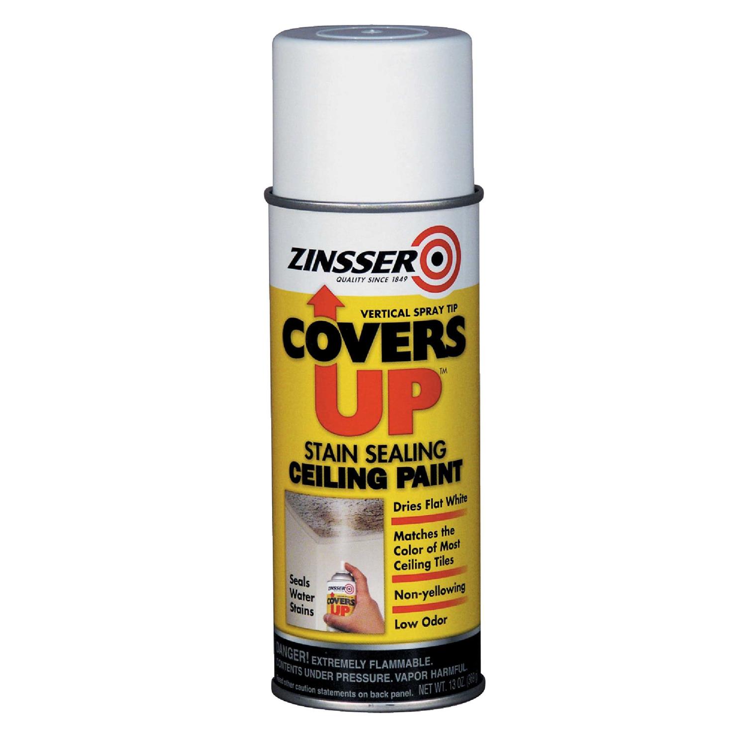 Zinsser Covers Up Ceiling Paint/Primer In One - Cheap Fitting