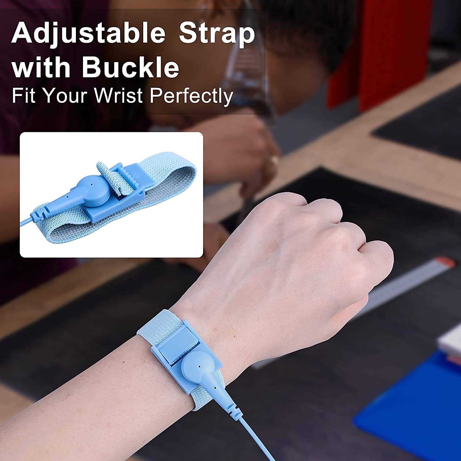 IUZIT Grounding Outlet Plug with Anti-static Wrist Strap and Grounding Wire - Cheap Fitting