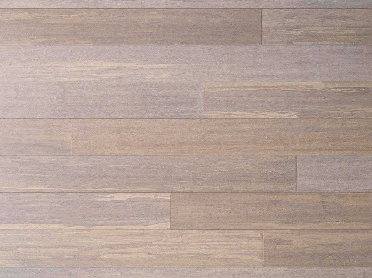 Handscraped Gray Bamboo Flooring - Cheap Fitting