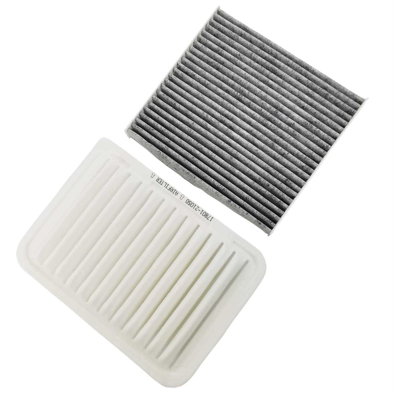 GaeaAuto Engine Air Filter & Carbon Cabin Air Filter fit for Corolla Matrix Yaris Scion xD Vibe - Cheap Fitting