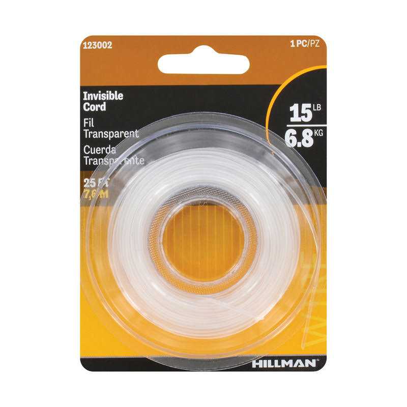 Hillman 25′ Invisible Cord - Cheap Fitting