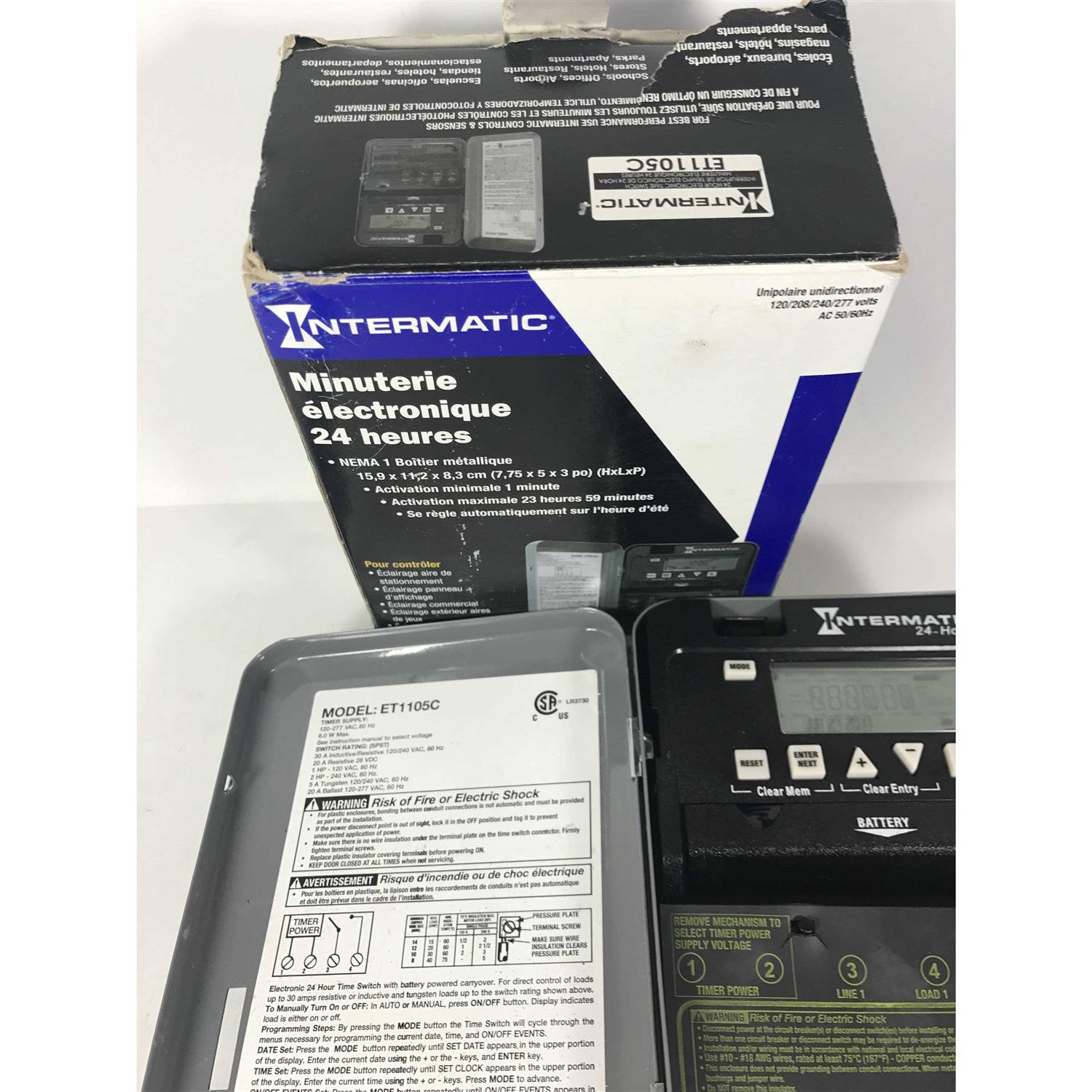 Intermatic ET1105C 24 Hour Electronic Time Switch - Cheap Fitting