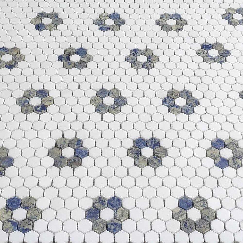 10 x 11 Marble Mosaic Wall & Floor Tile Marble Online - Cheap Fitting