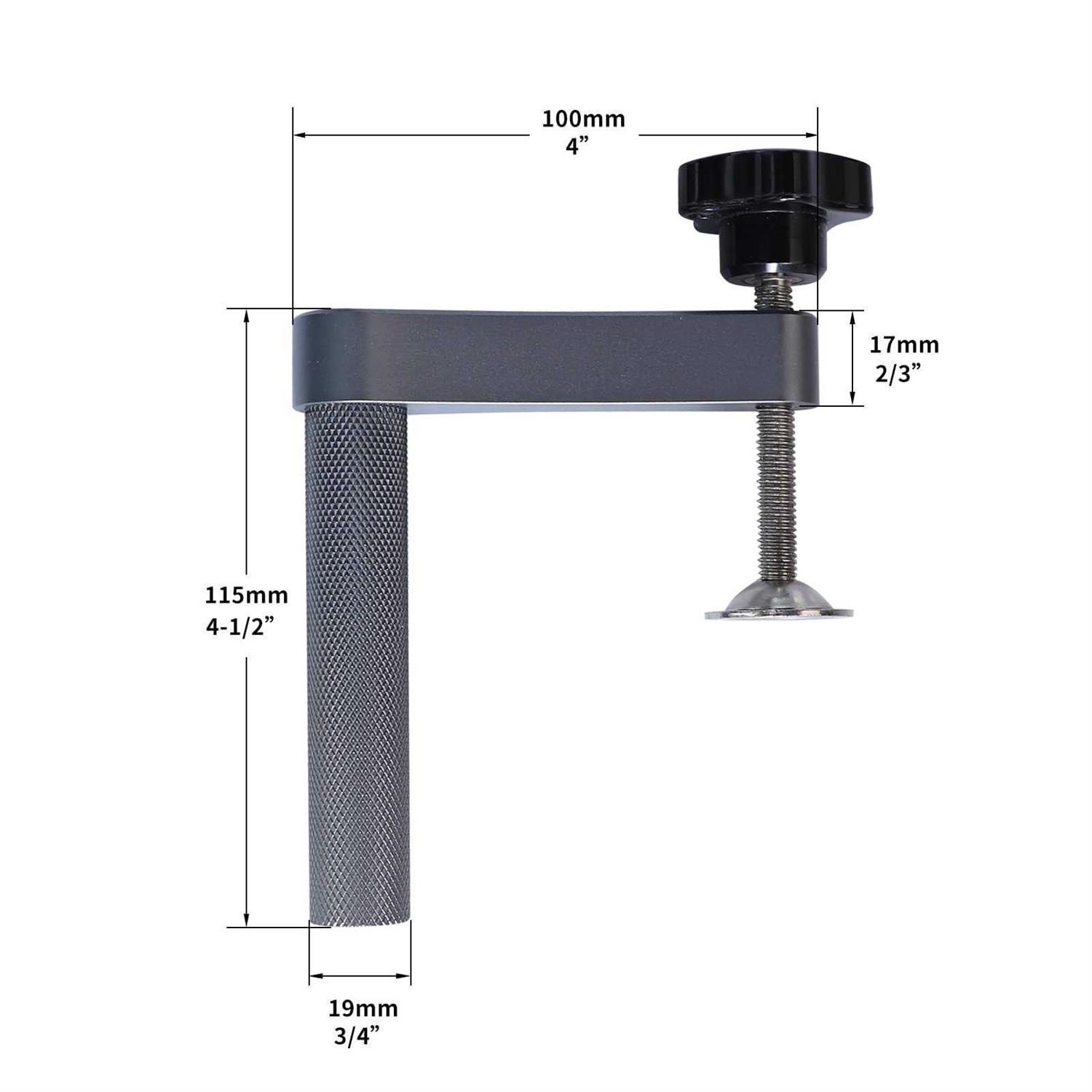 RUITOOL Holdfast Dog Hole Clamp,Adjustable MFT Table Stainless Steel Hold Down Clamps for Woodworking Tools - Cheap Fitting