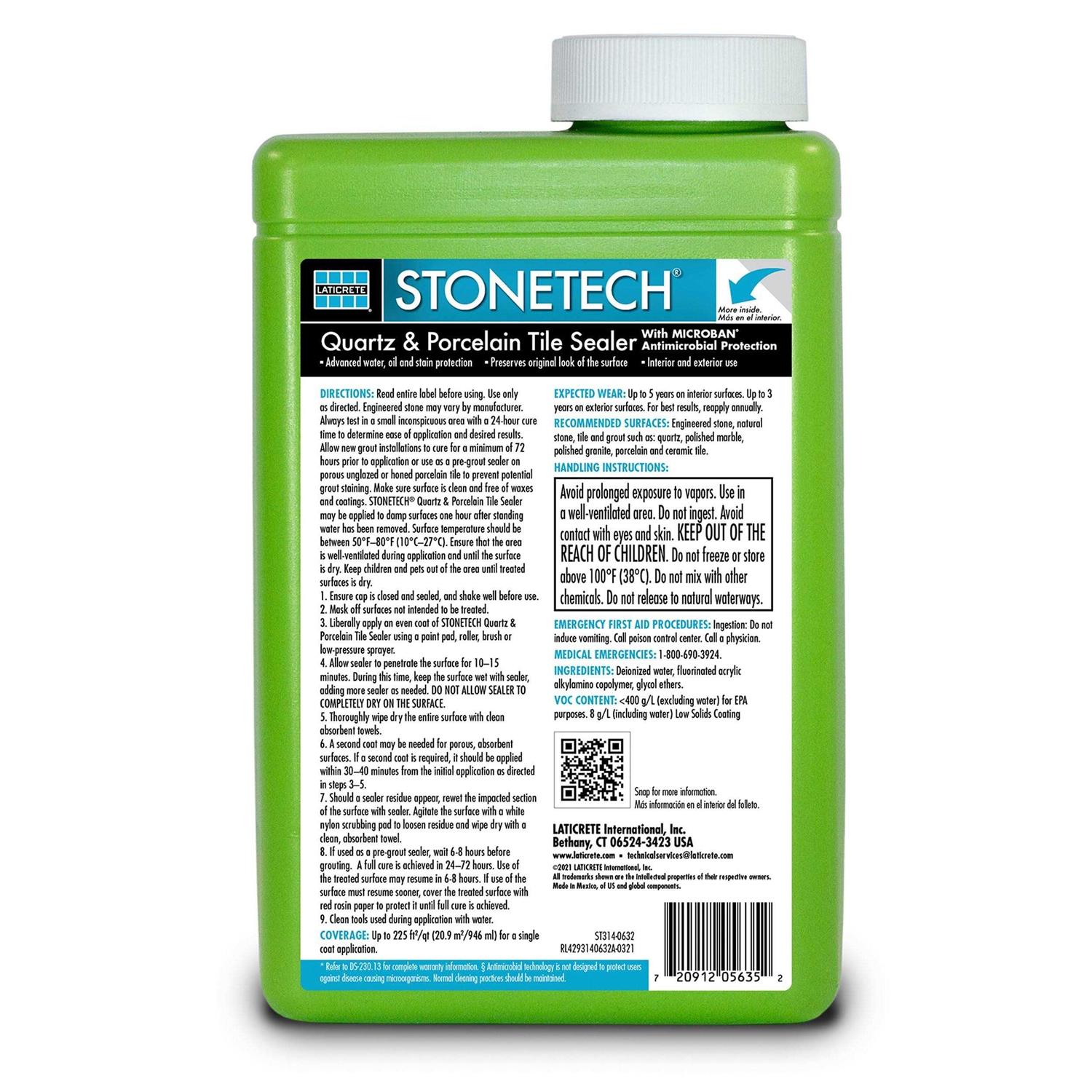 Stonetech Quartz & Porcelain Tile Sealer - Cheap Fitting