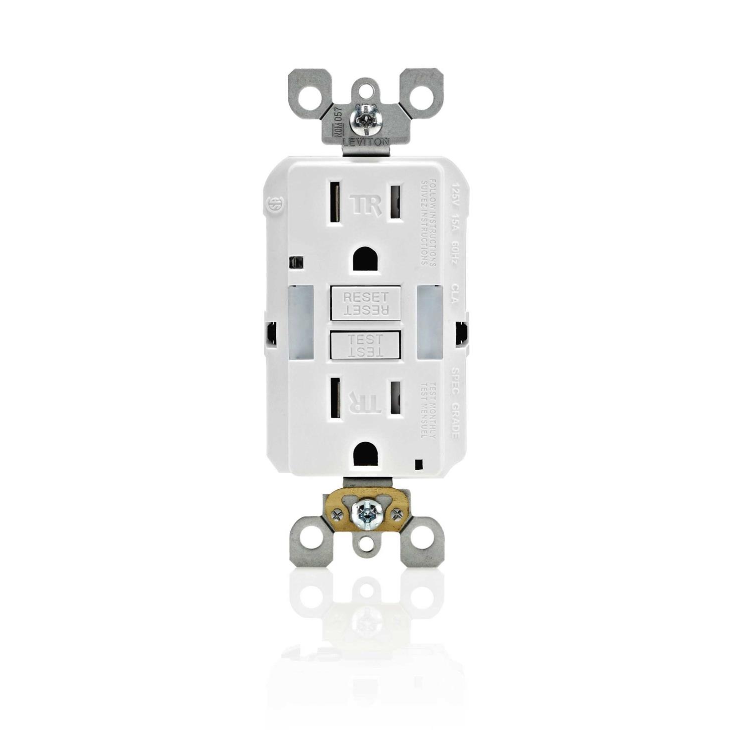 Leviton SmartlockPro GFCI Outlet White GFNL1-W - Cheap Fitting