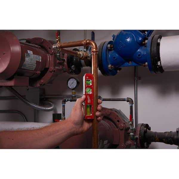 Milwaukee 24 in. Magnetic I-Beam Level with 7 in. Billet Torpedo Level - Cheap Fitting