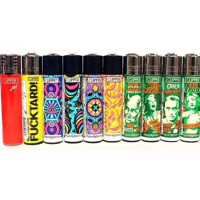 20 Brand New Full Size Refillable Original Clipper Lighters - Cheap Fitting