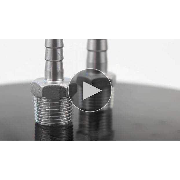 Beduan Stainless Steel 1 Hose Barb To 1 Male Npt Home Brew Fitting W - Cheap Fitting