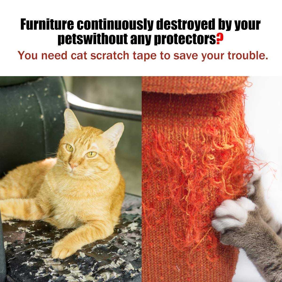 Petslucent Cat Scratch Furniture Protector Tape Cat Anti Scratch Deterrent Training Tape - Cheap Fitting