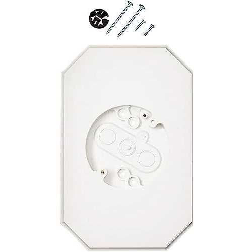 iMBAPrice 8141DBL-1 Siding Lamp Mounting Kits with Built-in Box for 1/2 Inch Outdoor Double 4 Siding Lap - Cheap Fitting