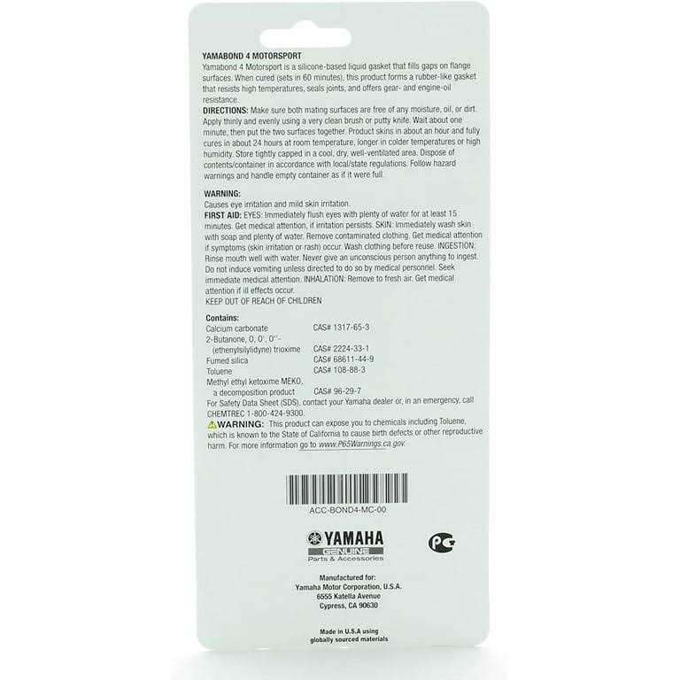 Yamaha Yamalube Yamabond 4 Silicone Based Liquid Gasket Yamaha Part# Acc-YAMAB-ON-D4 - Cheap Fitting