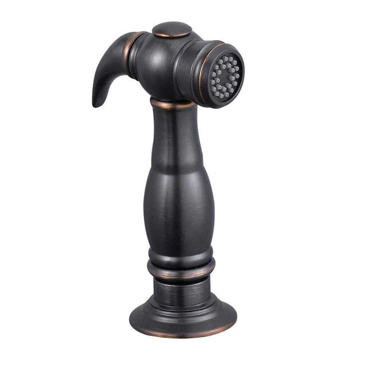 Glacier Bay 1003 Lyndhurst 2-Handle Bridge Kitchen Faucet with Side Sprayer - Cheap Fitting