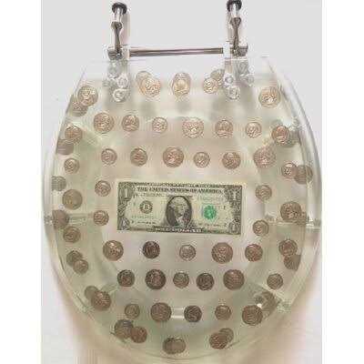 Daniels Bath Sea Treasure Elongated Toilet Seat - Cheap Fitting