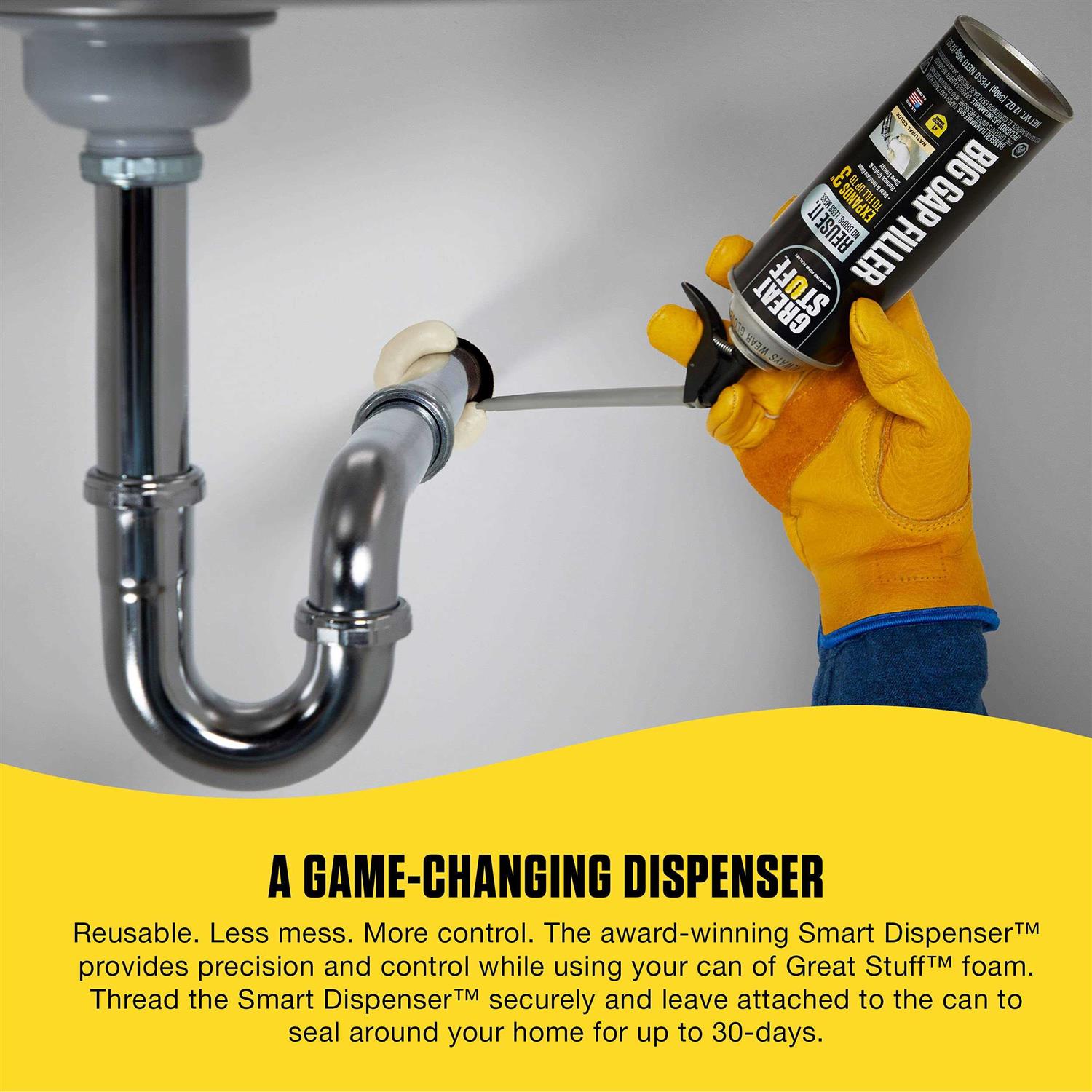 Great Stuff Smart Dispenser Big Gap Filler Foam Sealant - Cheap Fitting