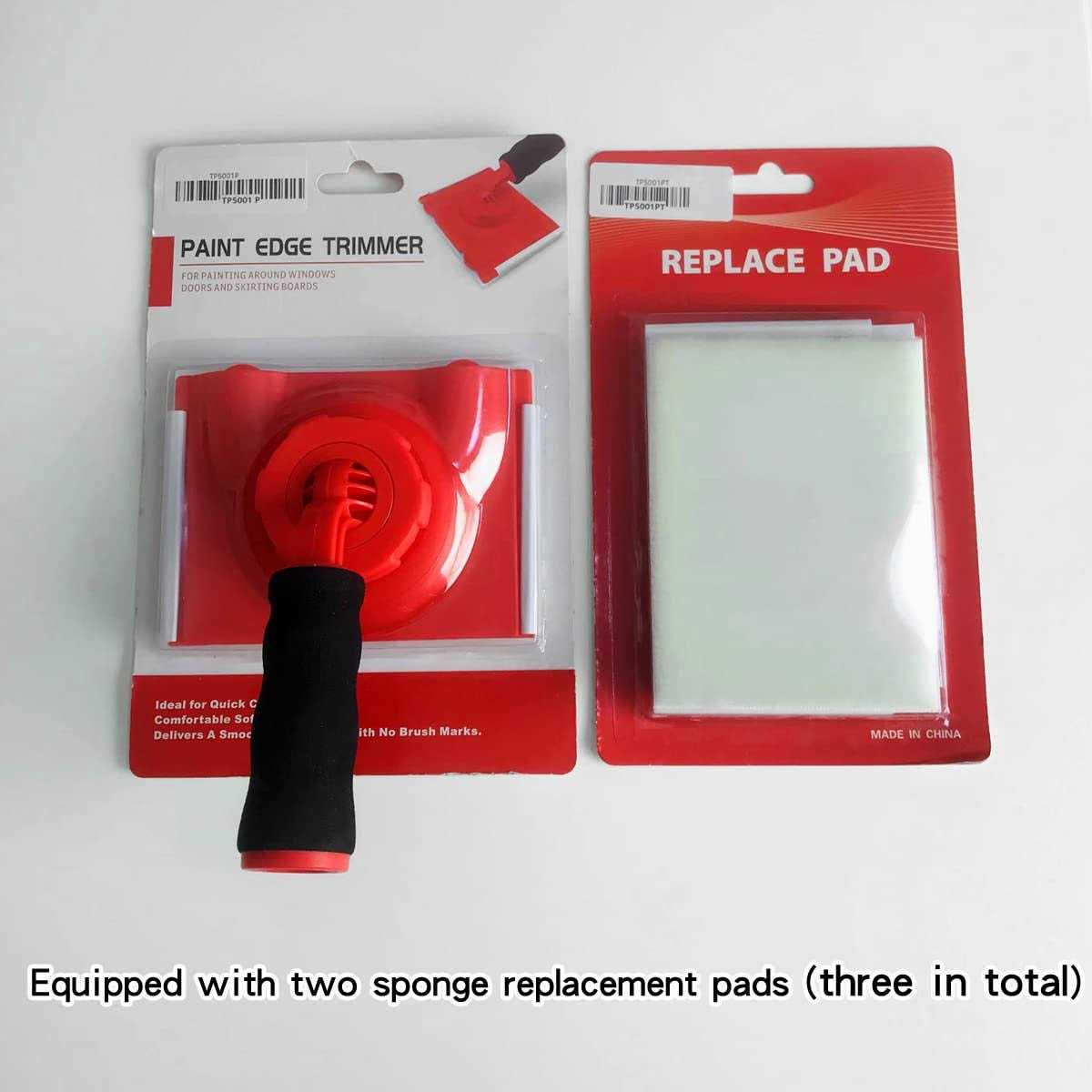 BANCOO RSL43 Paint Edge Trimmer Plus Two Replace Pads Corner Walls & Ceilings Pad Painter - Cheap Fitting