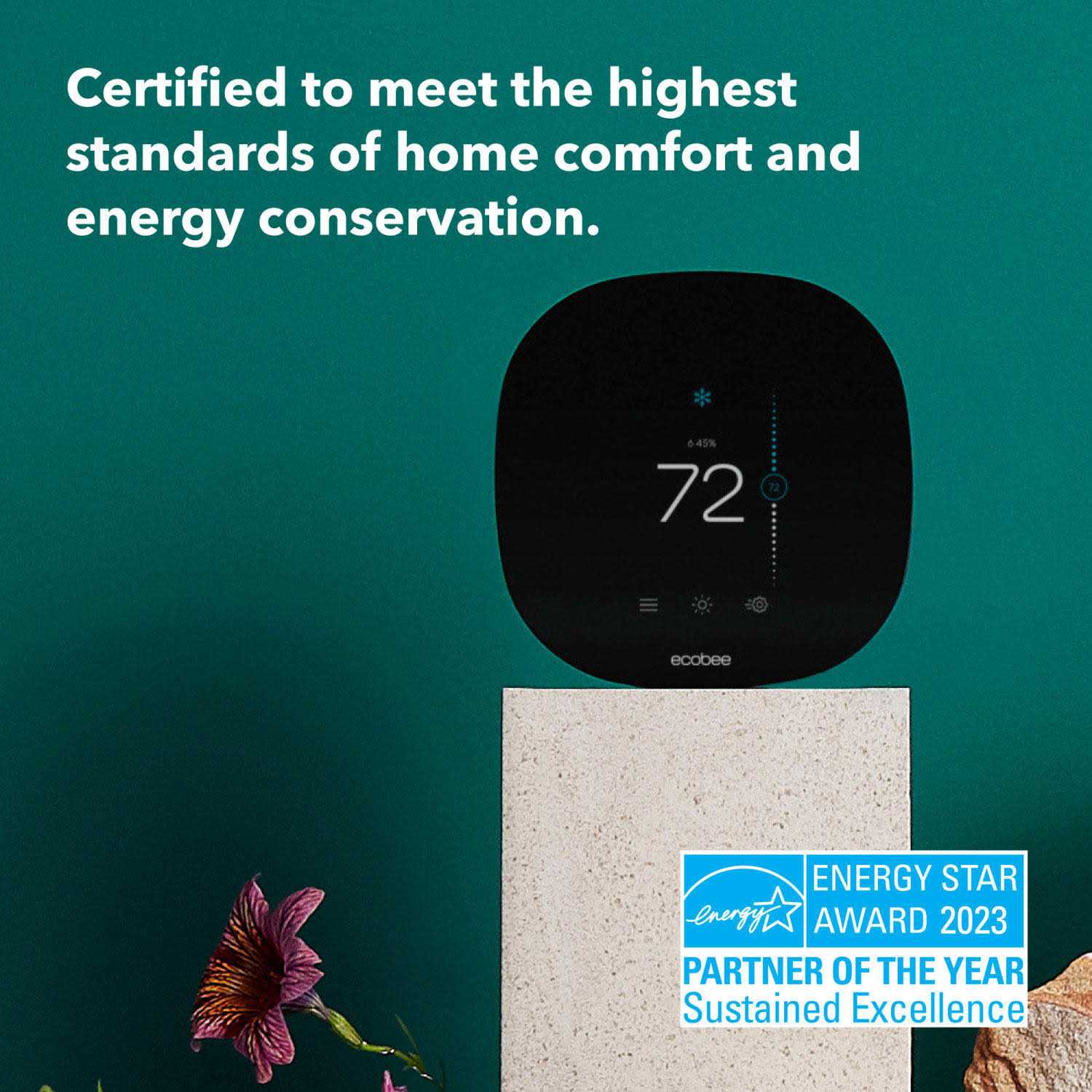 Ecobee Smart Thermostat with Whole Home Sensors - Cheap Fitting