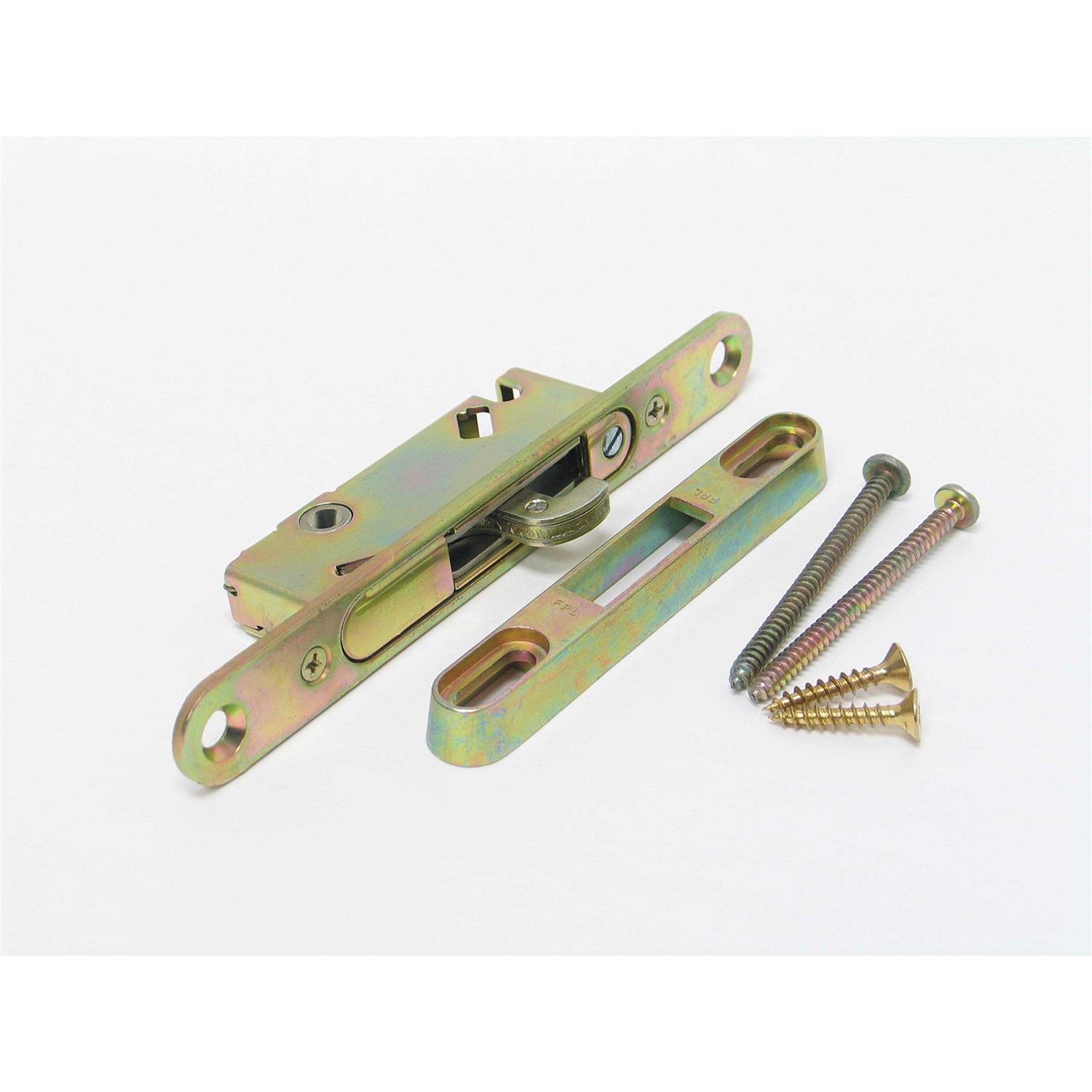 FPL #3-45-S Sliding Glass Door Replacement Mortise Lock with Adapter Plate - Cheap Fitting