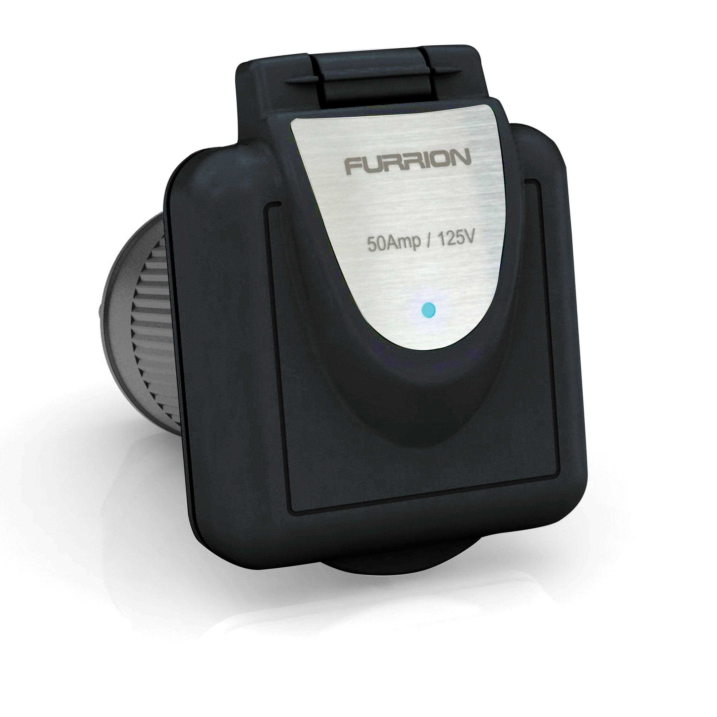 Lippert 385702 Furrion 50 Amp Standard Square Inlet F52INSBS - Cheap Fitting