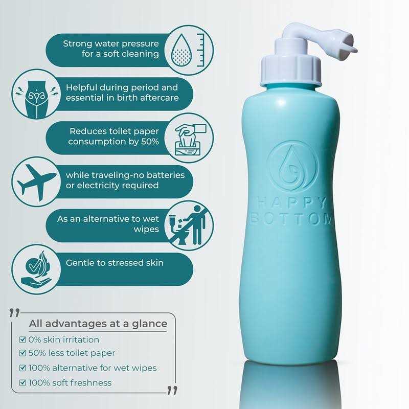 Happy Brand Happy Bottom Portable Bidet Peri Bottle - Cheap Fitting