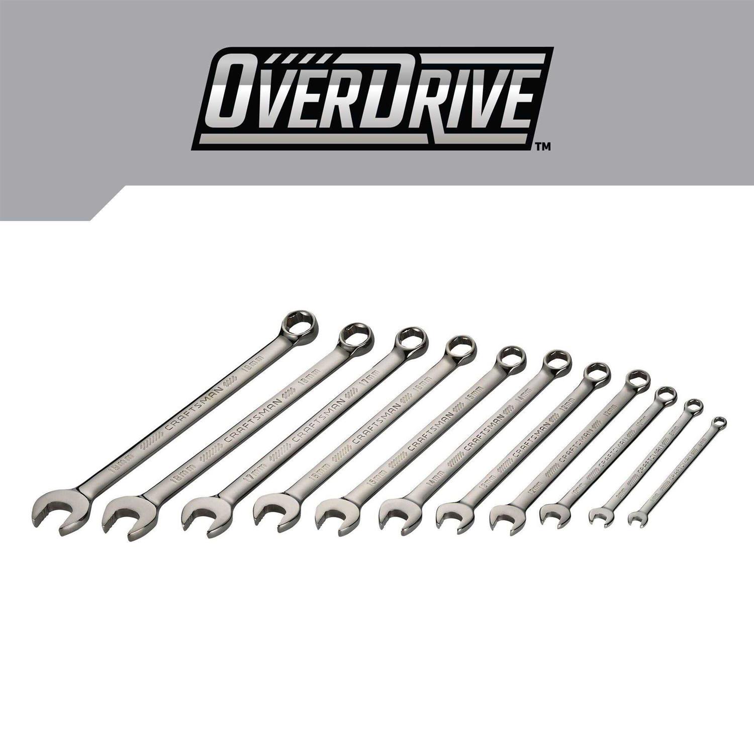 Craftsman Overdrive 6 Point Wrench Set 11 pc - Cheap Fitting