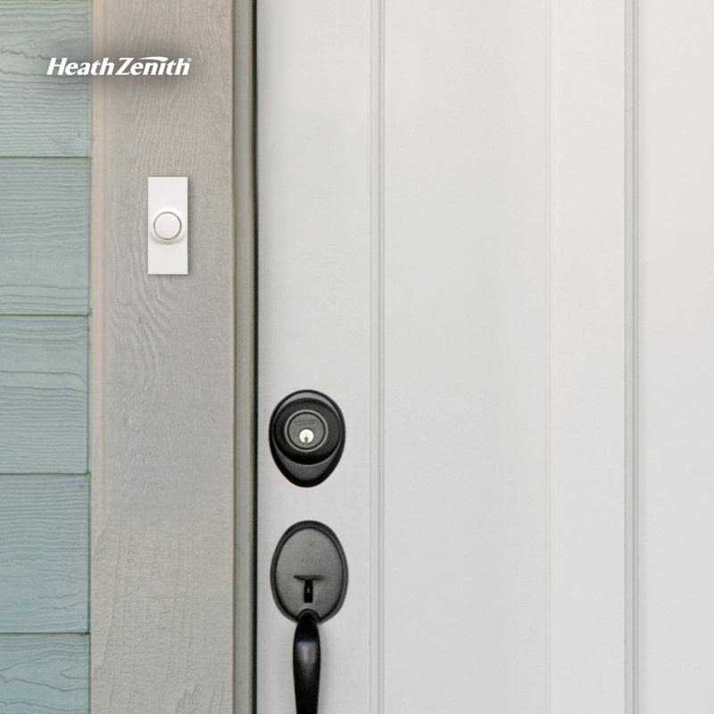 Heath Zenith SL-7393-02 Pushbutton Doorbell - Cheap Fitting