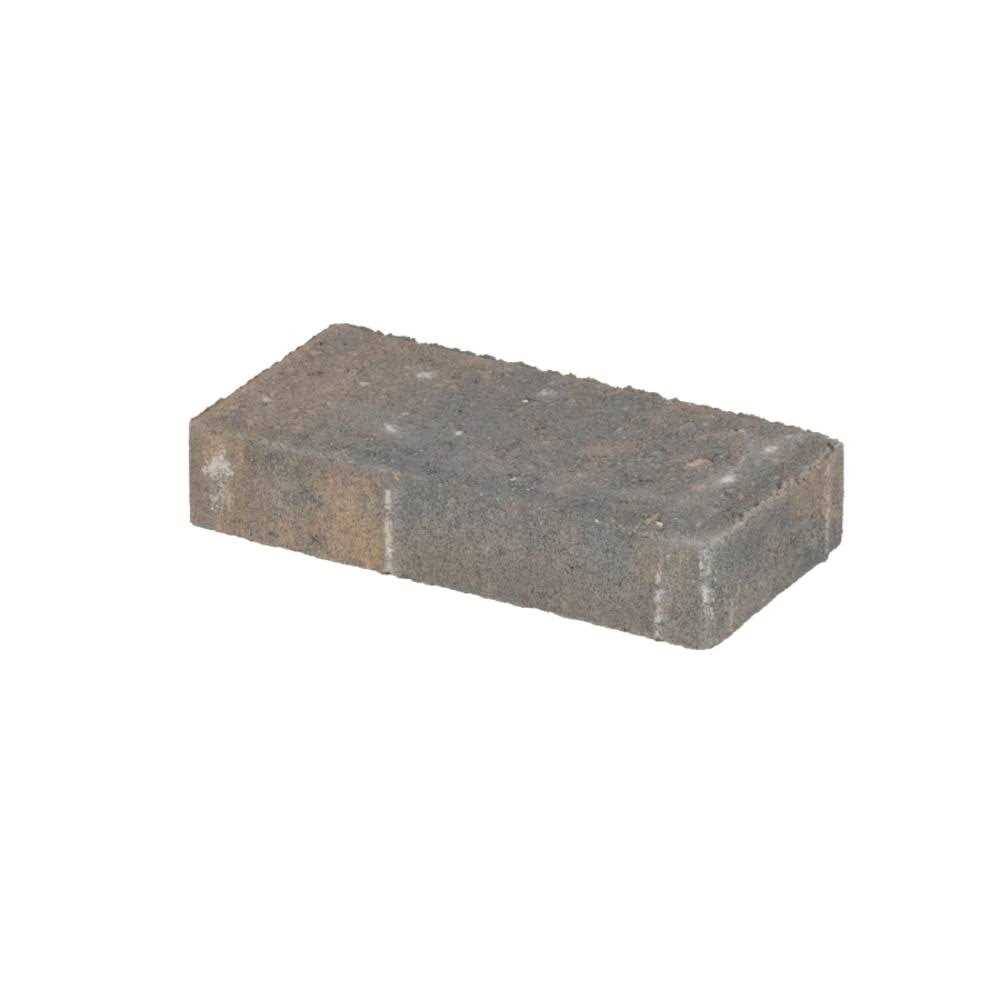 8 in. x 4 in. x 1.75 in. Tan Charcoal Concrete Holland Paver - Cheap Fitting