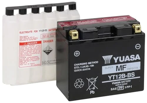 Yuasa YT12B-BS AGM Fresh Pack Battery (YUAM6212B) - Cheap Fitting