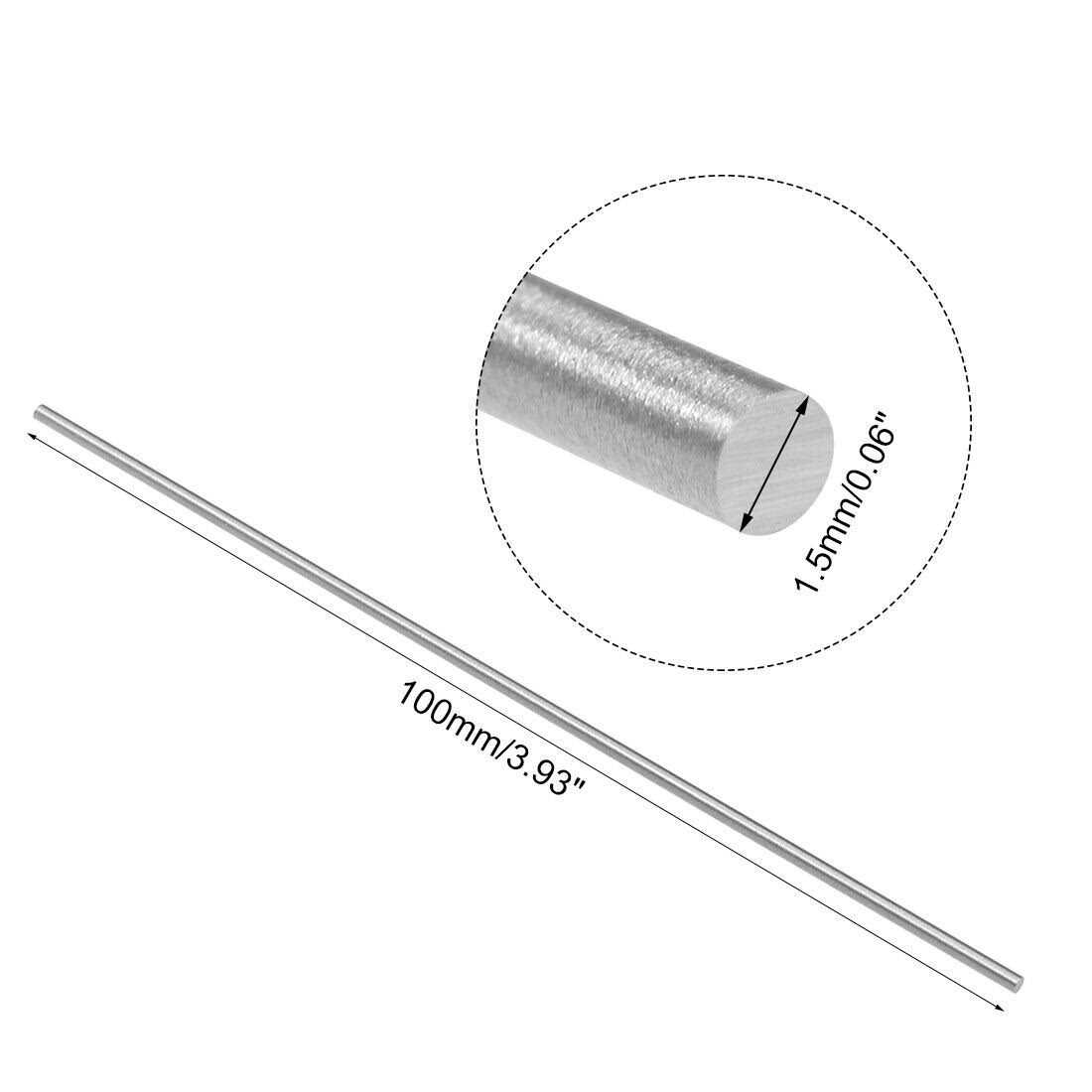 uxcell Round Rod Diameter 100mm Length HSS Lathe Bar Stock DIY Craft Tool Lathes - Cheap Fitting