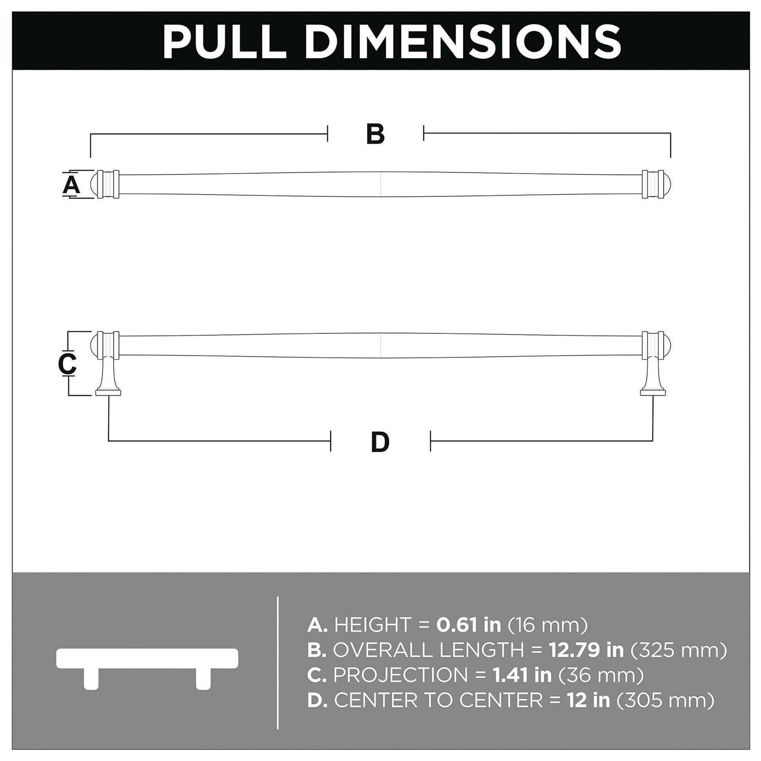 Liberty Hardware Charmaine Center Bar Pull - Cheap Fitting