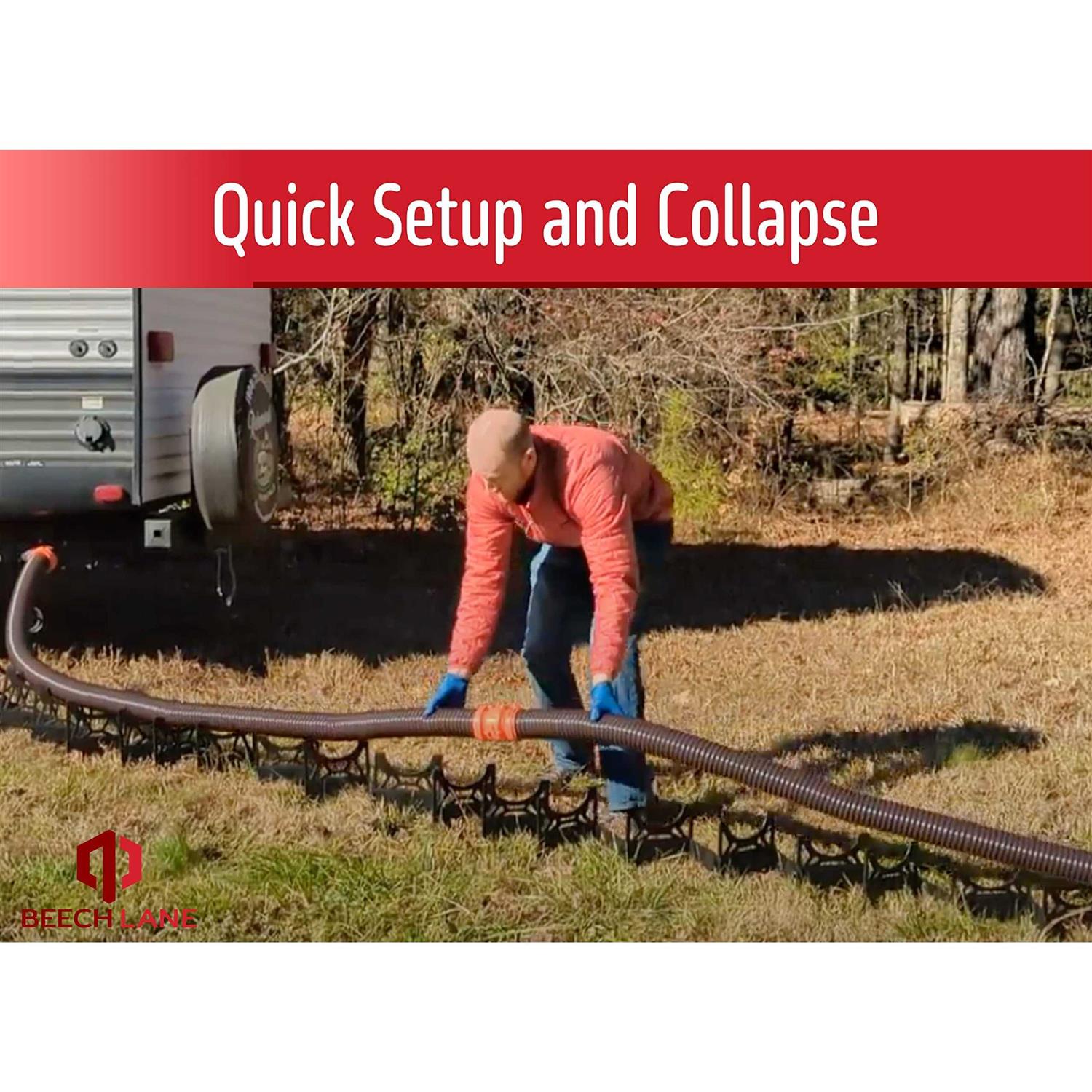 Beech Lane 20 Foot RV Sewer Hose Support - Cheap Fitting