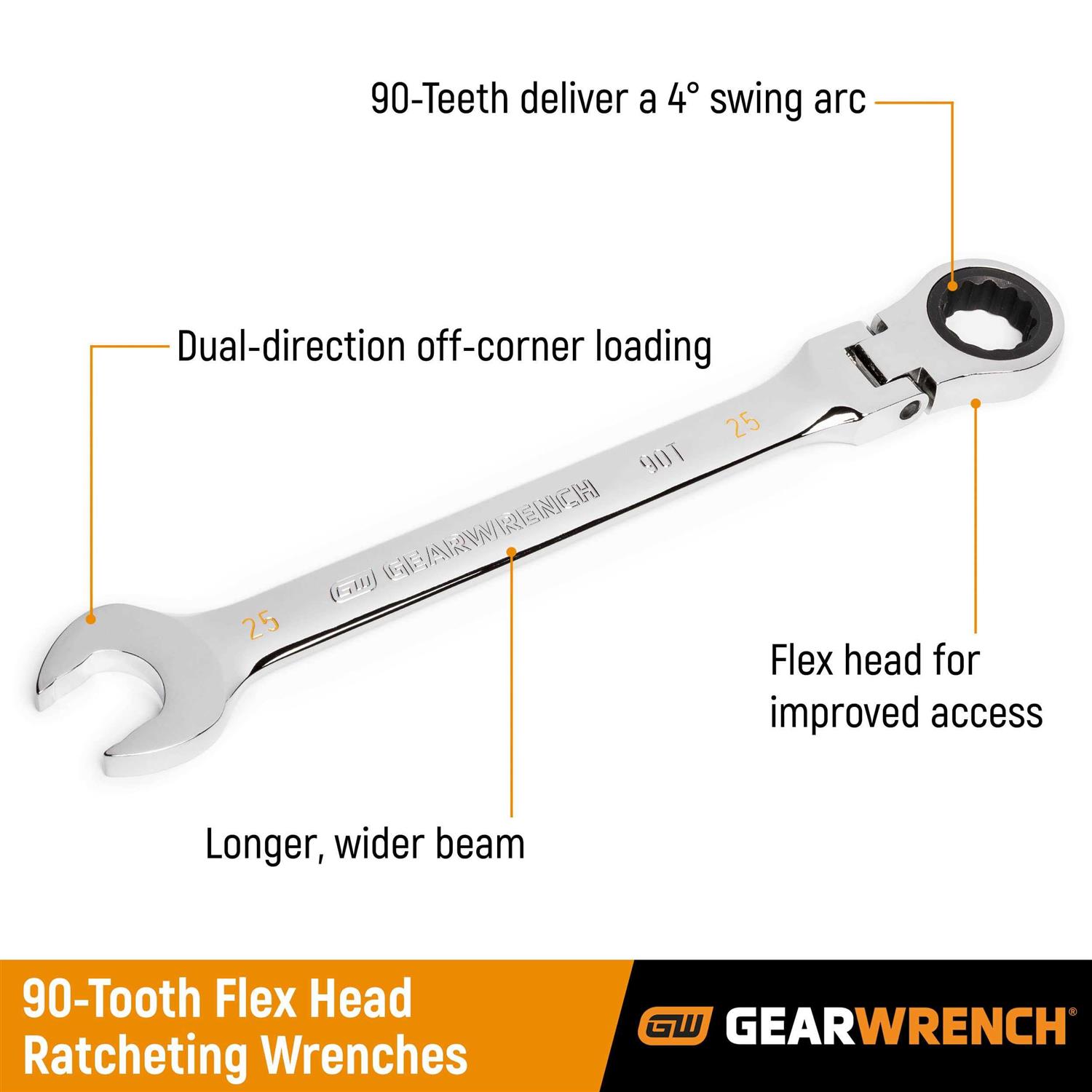 Gearwrench Flex Combination Ratcheting Wrench - Cheap Fitting