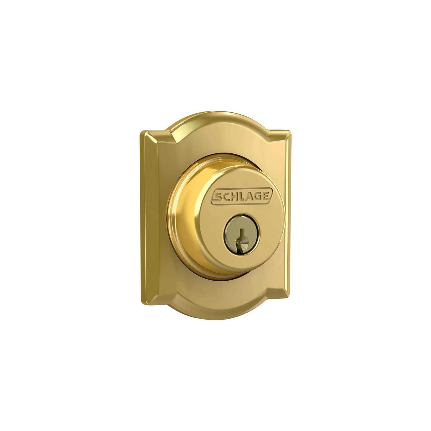 Schlage Camelot Single Cylinder Deadbolt - Cheap Fitting