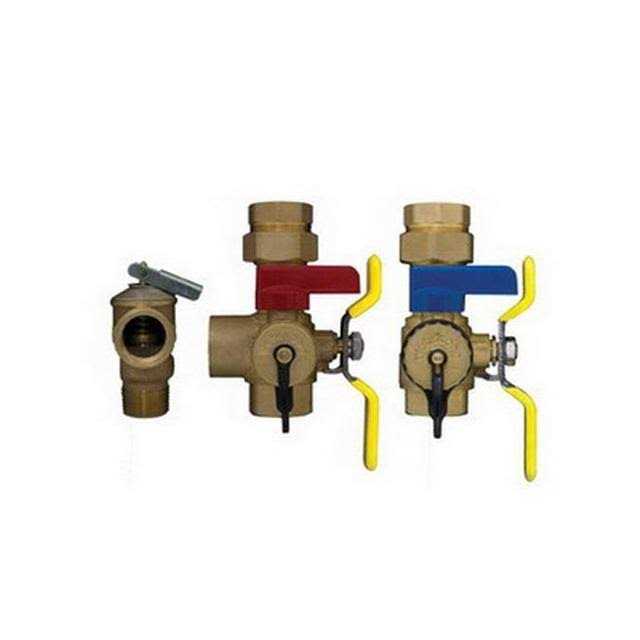 Webstone Tankless Water Heater Valve,3/4 in,Brass 44443WPR - Cheap Fitting