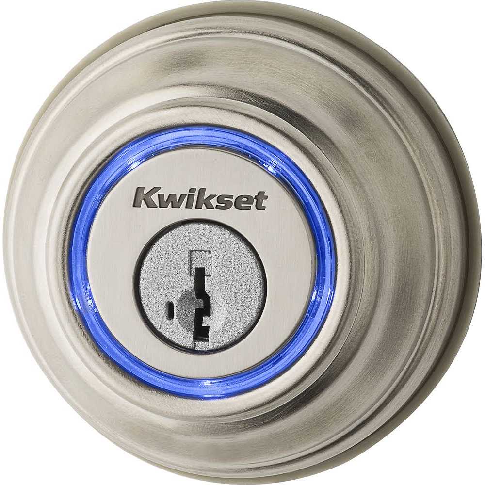 Kwikset Satin Nickel 2nd Gen Bluetooth Smart Lock Electronic Deadbolt - Cheap Fitting