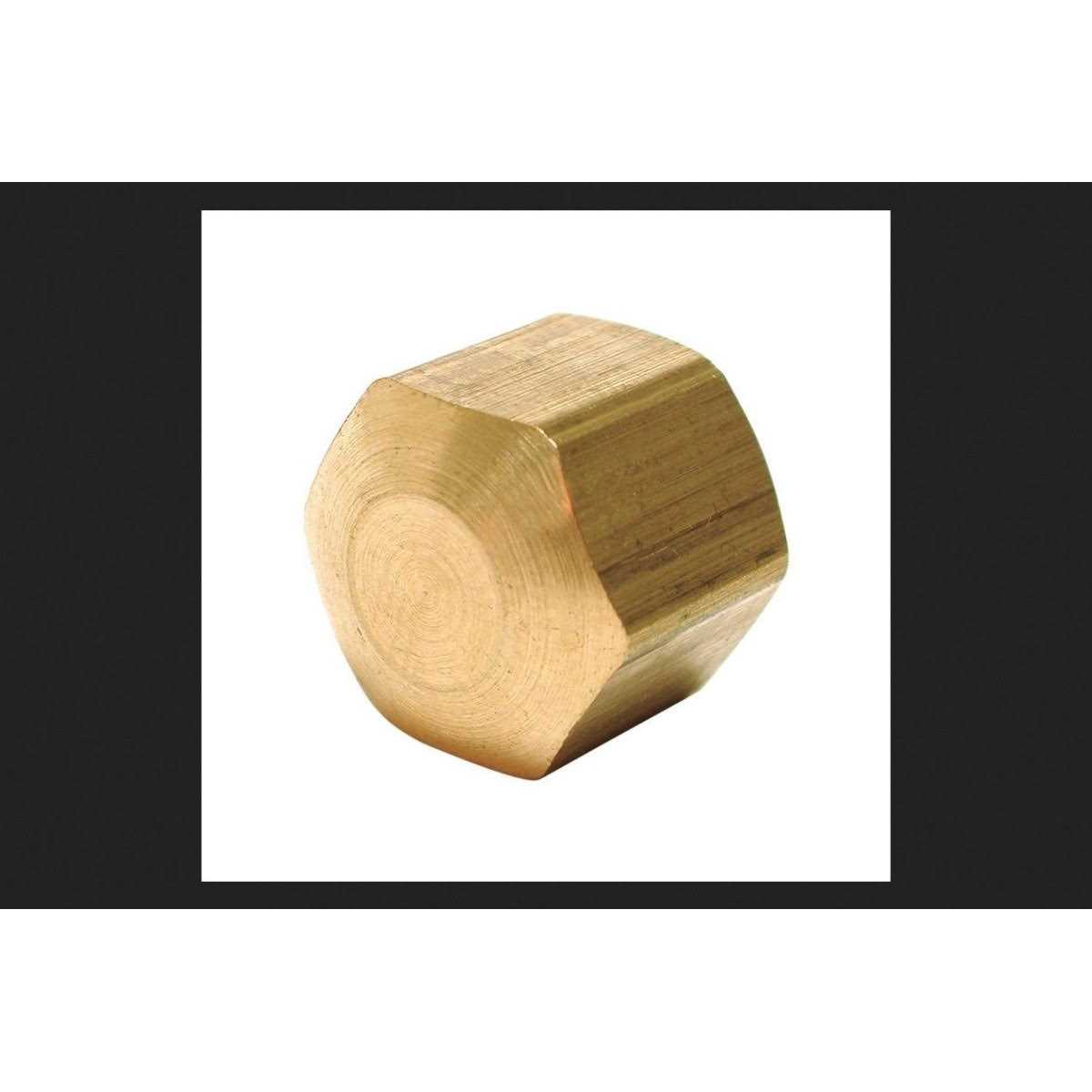 Dial 1/4 in. H Brass Cap - Cheap Fitting