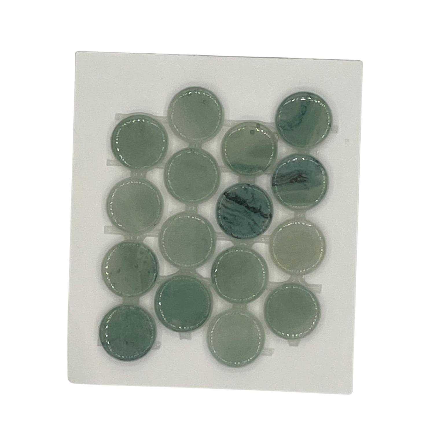 Eterna Penny 12 x 12 Recycled Penny Glass Mosaic Tile The Tile Life - Cheap Fitting