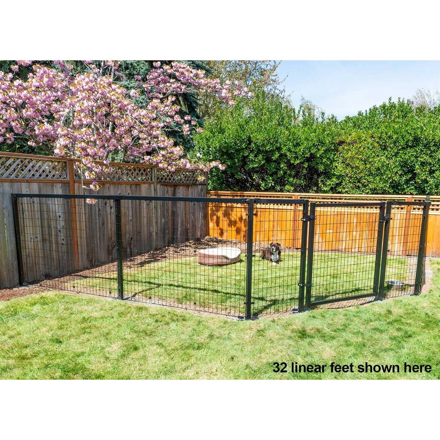 Yardgard Select 2-in Black Gate Kit - Cheap Fitting