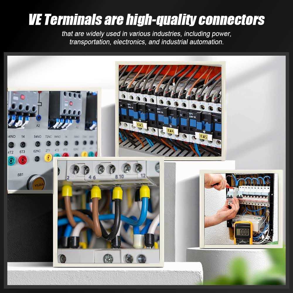 SWANAMB Ferrule Crimping Tool kit AWG30-5 Self-Adjusting Wire Ferrule Crimper Set with 1800PCS Wire End Ferrule Terminals - Cheap Fitting