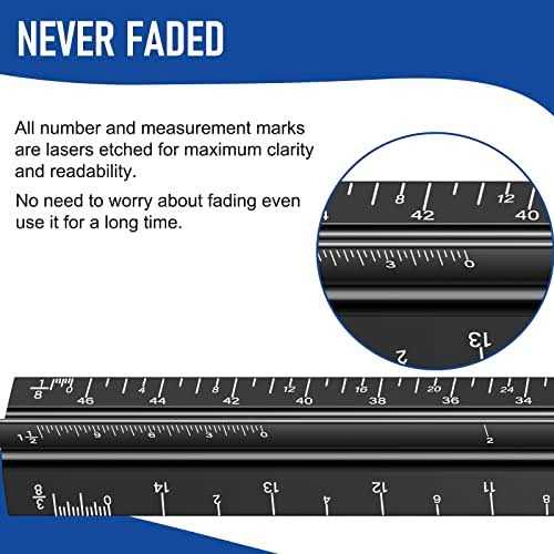 DAGONGREN Architectural Scale Ruler For Blueprint - Cheap Fitting