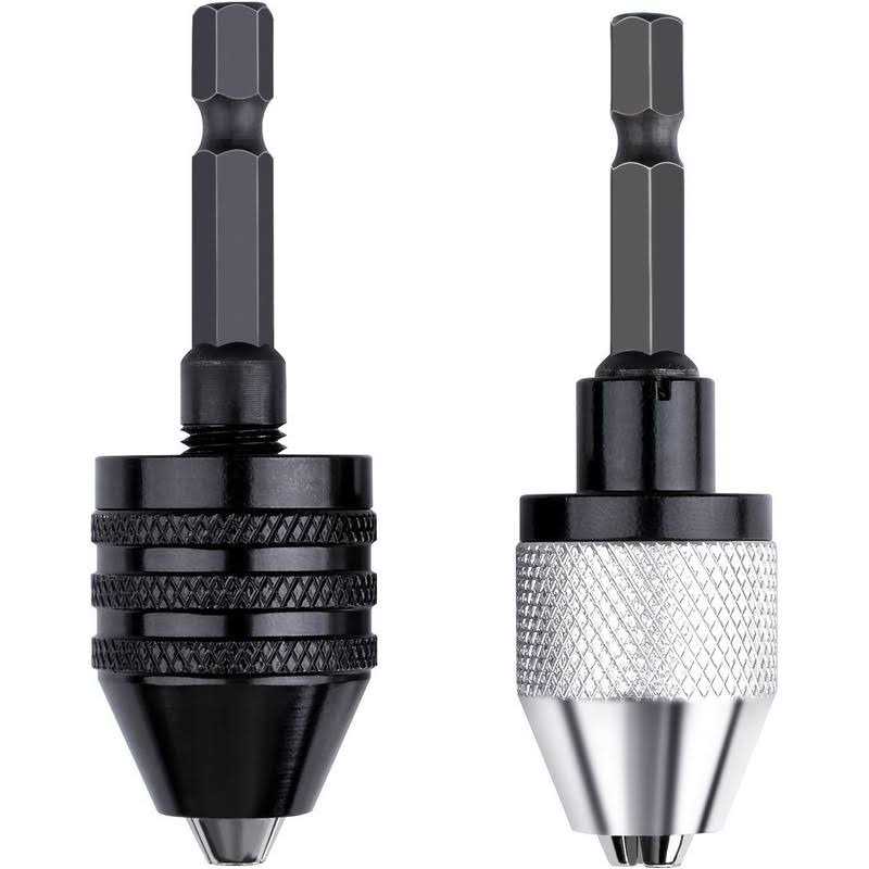 LONKER 1/4 Inch Hex Shank Keyless drill Chuck Quick Change adapter Converter drill adapter - Cheap Fitting