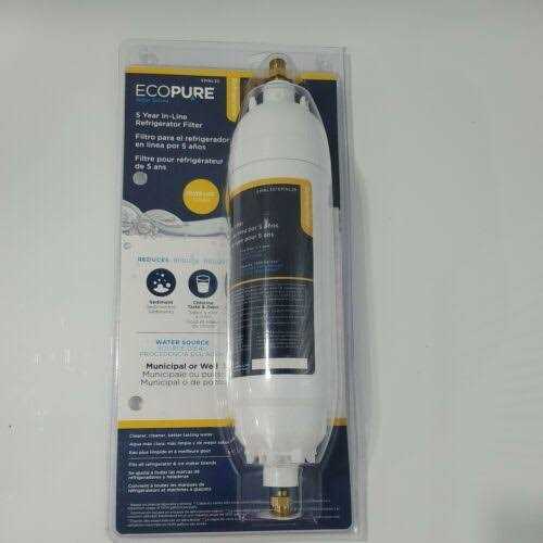 Ecopure 5-Year In-Line Refrigerator Filter - Cheap Fitting