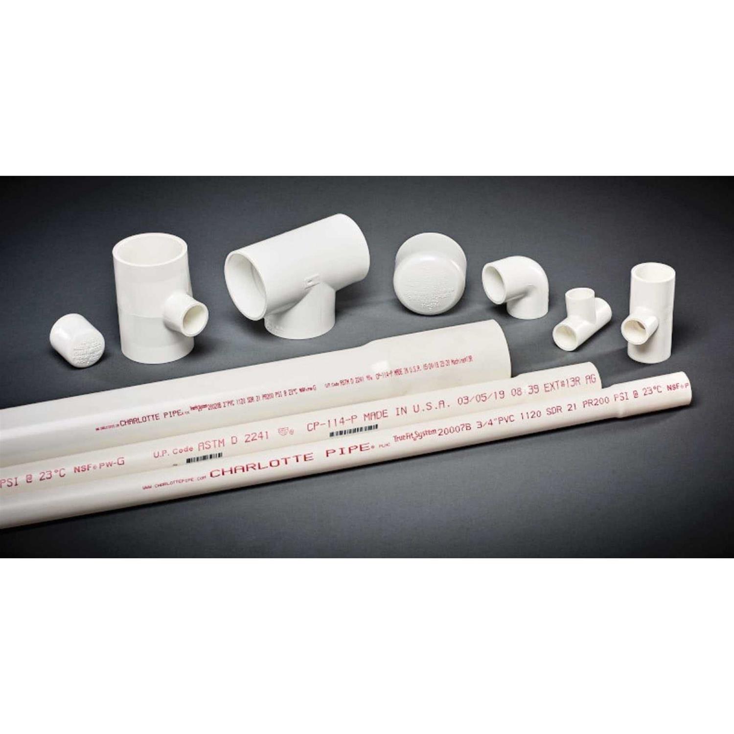Charlotte Pipe 3/4 in. Schedule 40 PVC Tee - Cheap Fitting