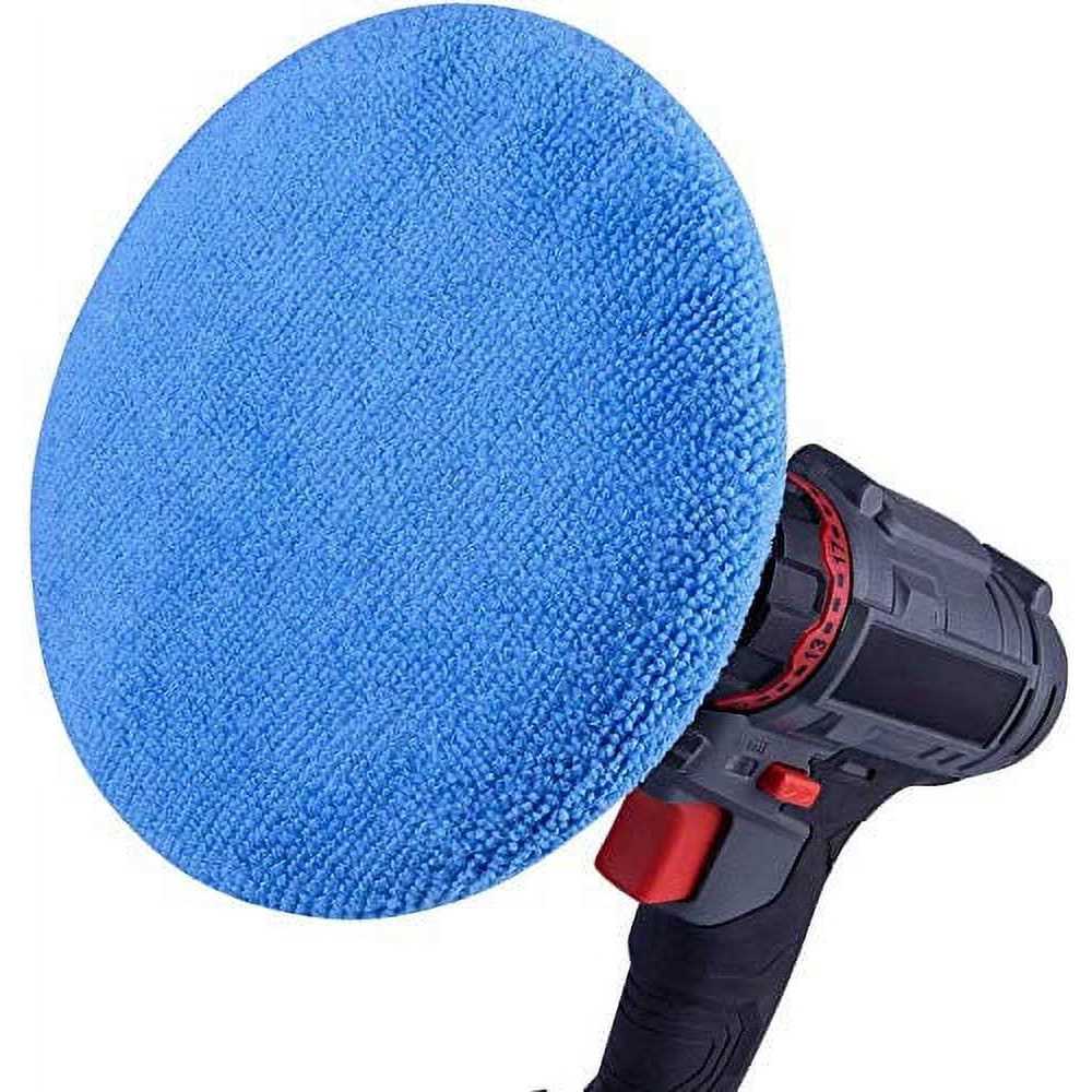 9 to 10 Inches 9pcs Buffer Waxers Bonnet Set Polishing Pads Car Wax Cover Kit - Cheap Fitting